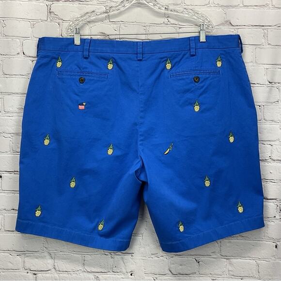 Vineyard Vines Embroidered Breaker Shorts Men's Size 46B Blue Pineapple Regatta - Picture 10 of 11